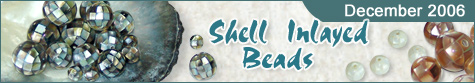 Shell Inlayed Beads